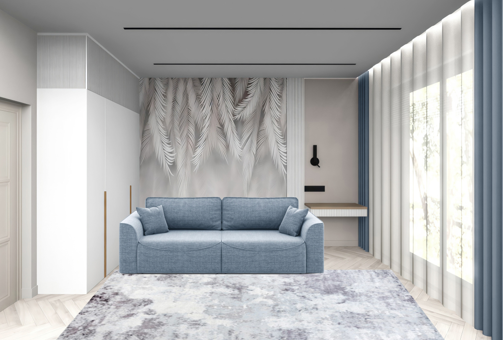 Диваны еврокнижки, Диван-кровать еврокнижка Рафаэль НПБ, рогожка Люкс