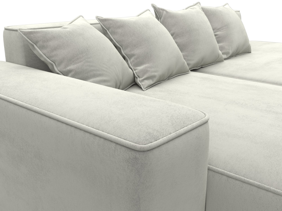 Диваны угловые в гостиную, Диван угловой Лига-065 угол левый, велюр TOWER