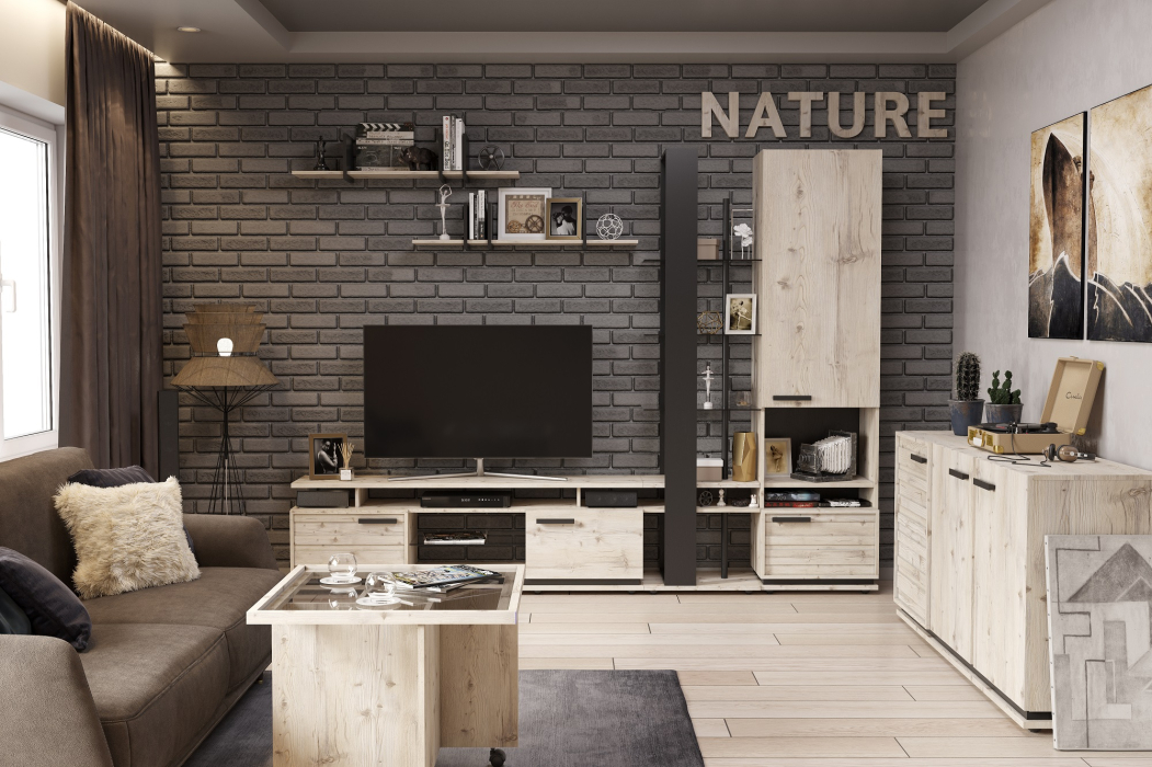Стенки для гостиной, Гостиная Nature. Комплект 3