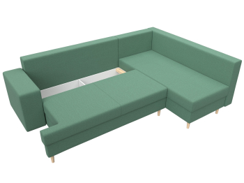 Диван угловой Сильвана правый угол, рогожка Амур