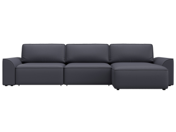 Диван угловой Лига-048 НПБ лонг, экокожа GRIFON