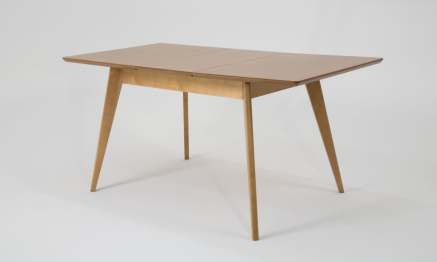 Стол Сканди 120 натур со стульями Франк натур велюр коричневый