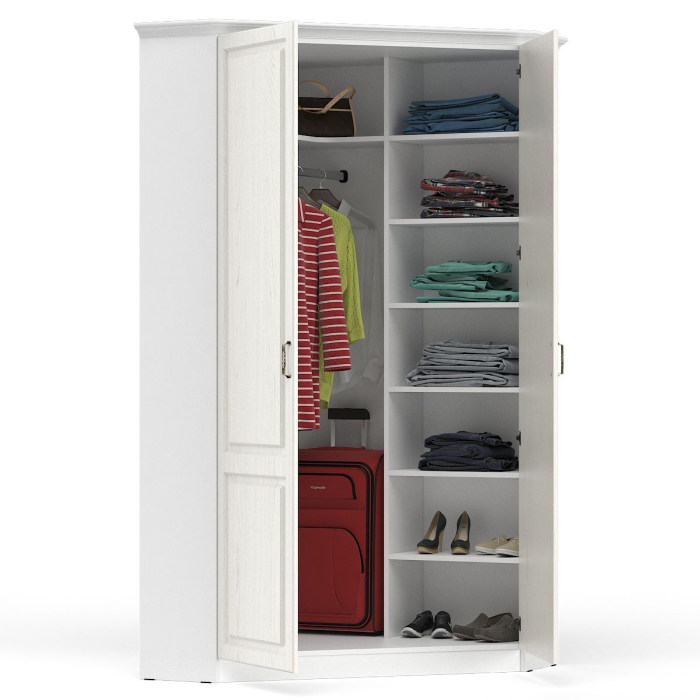 Угловые шкафы, Угловой шкаф для одежды Ливерпуль 13.124