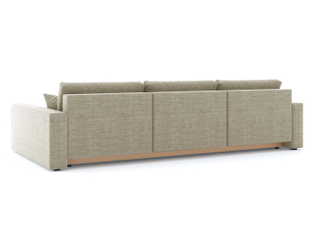 Диван-кровать угловой Брест 3 секции еврокнижка, рогожка