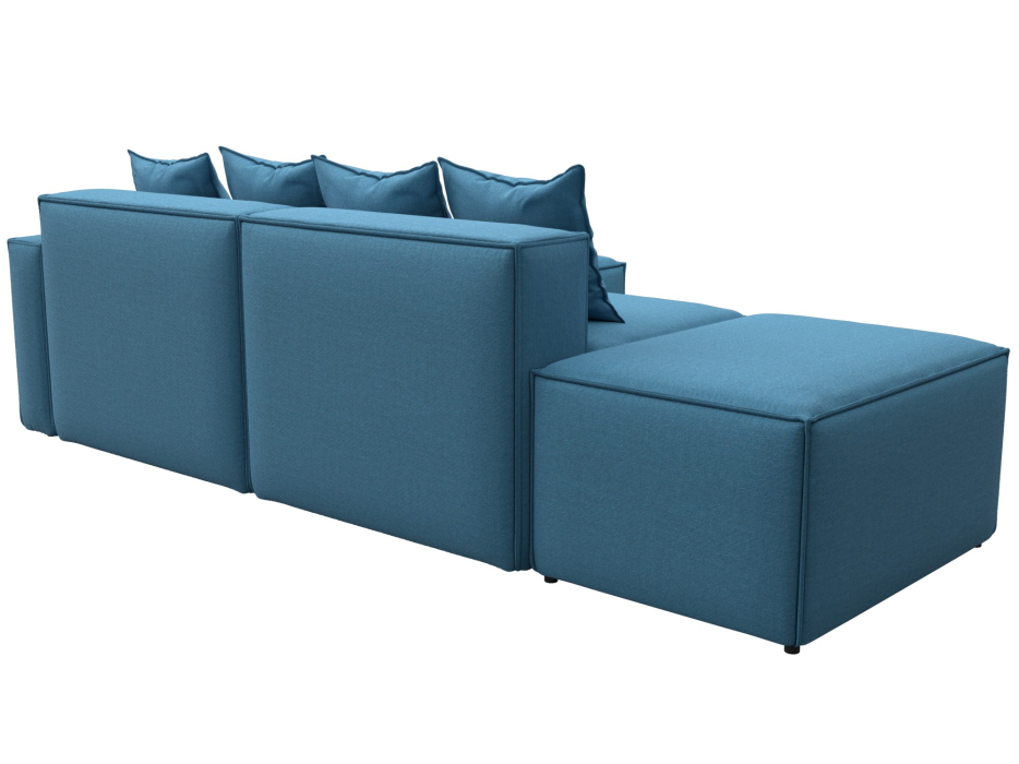 Диваны угловые в гостиную, Диван угловой модульный Лига-063 угол правый, рогожка Амур