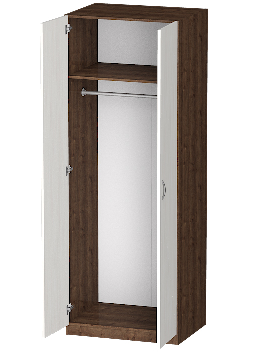 Для одежды, Распашной шкаф Лайф для одежды 80*60*215	Дуб экспрессив