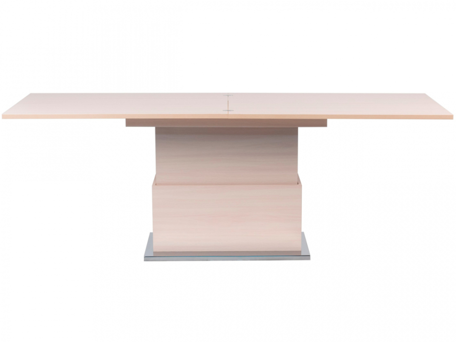 Обеденные столы, Стол-трансформер Slide (опоры нержавеющая сталь)