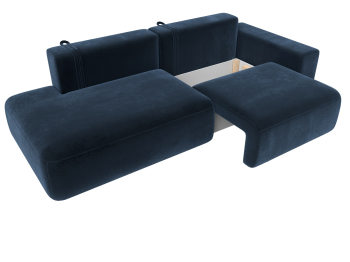 Диван прямой Лига-036 НПБ Модерн подлокотник справа, велюр TOWER