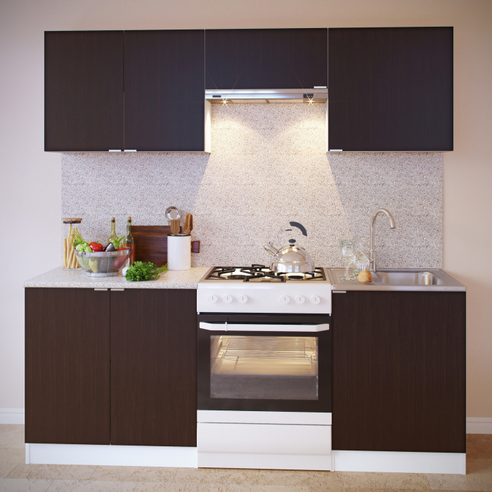 Кухонные гарнитуры, Кухонный гарнитур ПН-08 + ТК-08 + ПН-06.2 + ПН-06 + ТК-06м