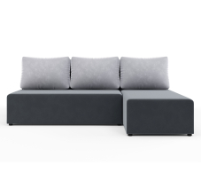 Диваны угловые в гостиную, Угловой диван-кровать Рим, велюр