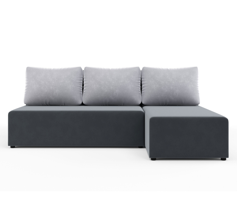 Диваны угловые в гостиную, Угловой диван-кровать Рим, велюр