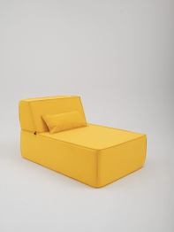 Бескаркасна оттоманка Клайд,велюр