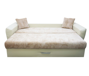 Диван-кровать еврокнижка Амстердам люкс, 160, велюр/экокожа