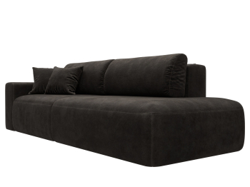 Диван прямой Лига-036 НПБ Модерн подлокотник слева, велюр BRUT