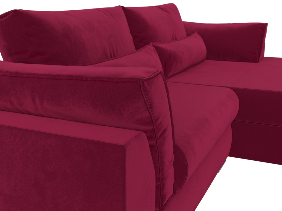 Диваны угловые в гостиную, Угловой диван Пекин угол правый, микровельвет