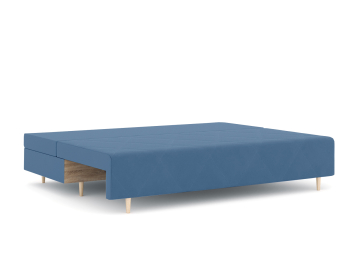 Диван-кровать Милли без подлокотников, велюр