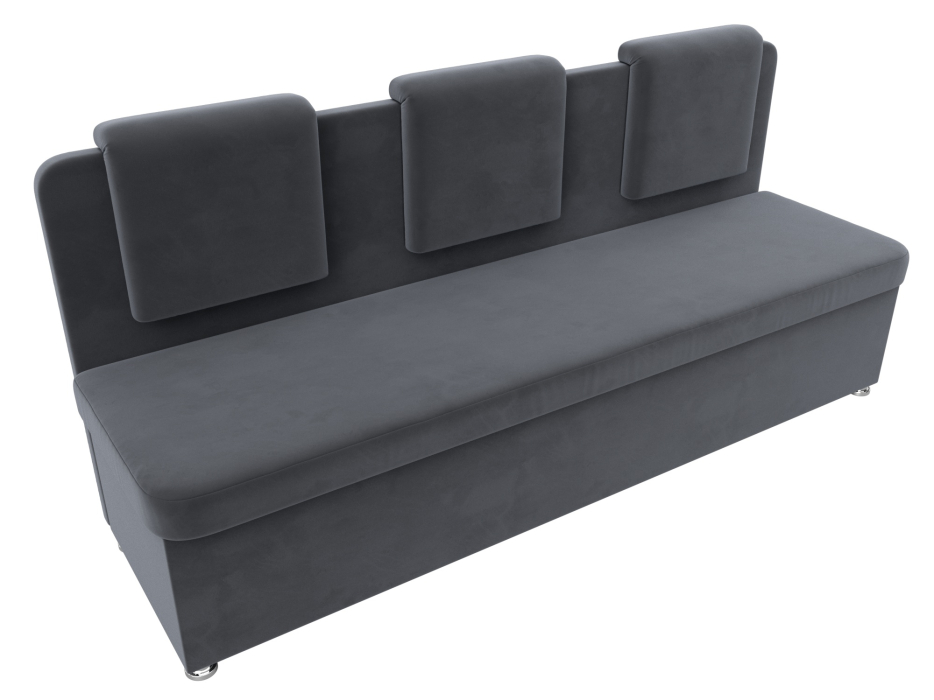 Кухонные уголки, Диван кухонный прямой Маккон 3-х местный, велюр