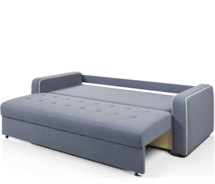 Диван-кровать прямой Атланта с кантом еврокнижка,велюр