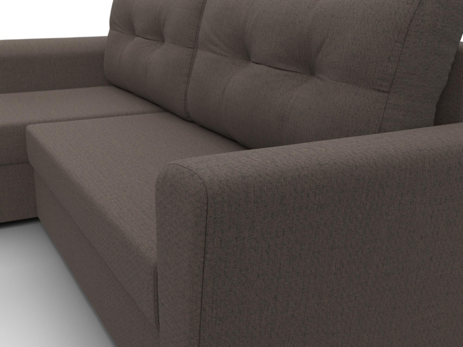 Диваны угловые в гостиную, Угловой диван Амстердам Лайт левый угол, рогожка Амур