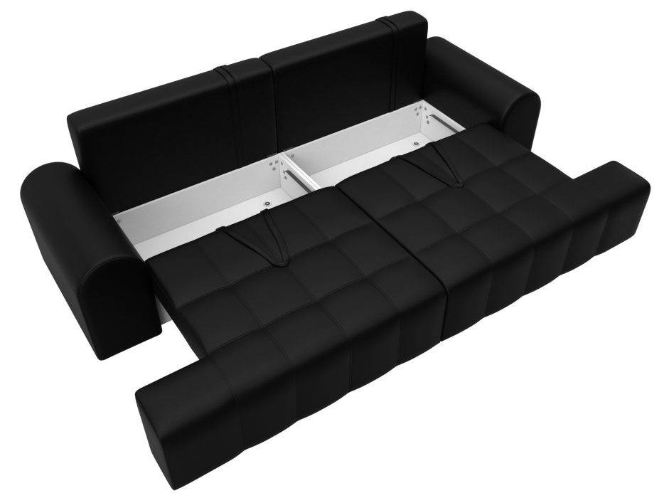 Диваны еврокнижки, Диван прямой Лига-080, экокожа GRIFON