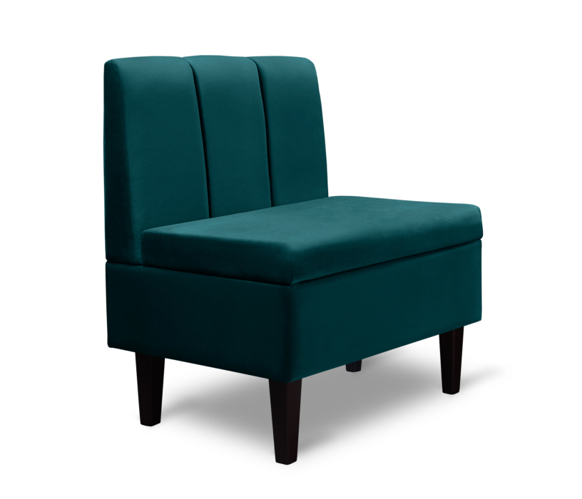 Кухонные уголки, Диван прямой на ножках Лео 66, микровелюр