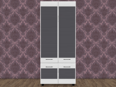 Шкафы двухстворчатые, Модульная система Камелия Шкаф ШК-2602