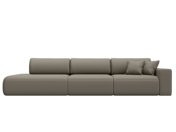 Диван прямой Лига-036 НПБ Модерн Лонг подлокотник справа, экокожа GRIFON