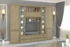 Стенки для гостиной, Модульная гостиная Карина композиция 19