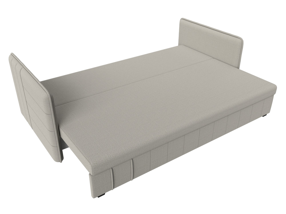 Диваны с ящиком для белья, Прямой диван Слим, рогожка Амур