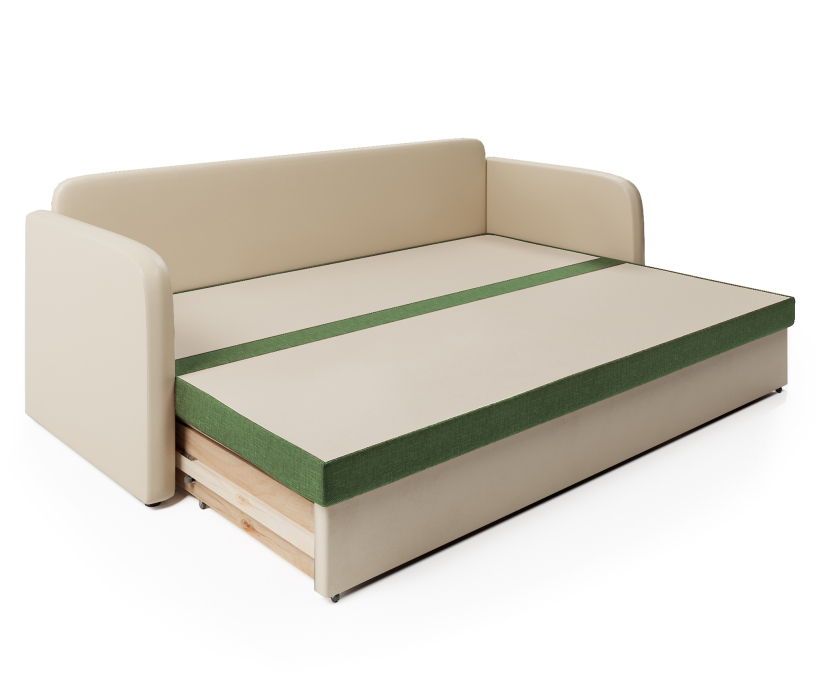 Детские диваны, Софа Трио, экокожа и рогожка