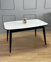 Стол Kenner 1300K раздвижной, стекло глянец