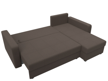 Диван угловой Ливерпуль Лайт правый угол, рогожка Амур