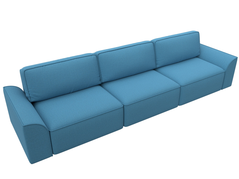 Диваны еврокнижки, Диван прямой Лига-048 НПБ Лонг, рогожка Амур