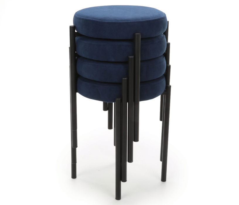 Табуреты, Табурет Канапе (комплект 4 шт), велюр