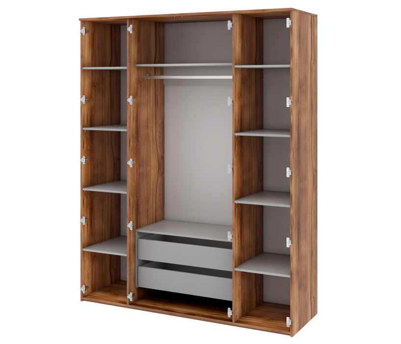 Для одежды, Шкаф 4-х дверный Онтарио