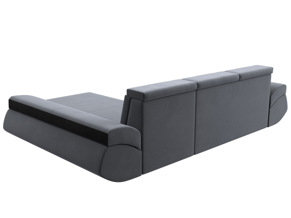 Диваны угловые в гостиную, Диван угловой Лига-032 правый угол, велюр