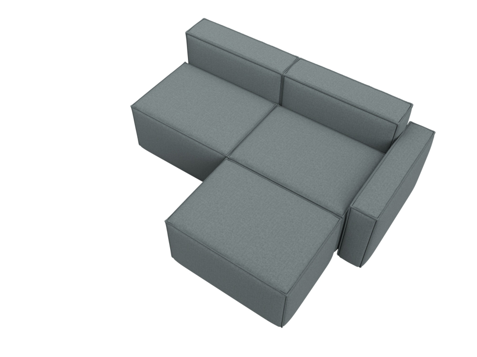 Диваны угловые в гостиную, Диван угловой модульный Лига-063 угол правый, рогожка Амур