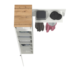 Шкаф-пенал с вешалкой для верхней одежды Остин