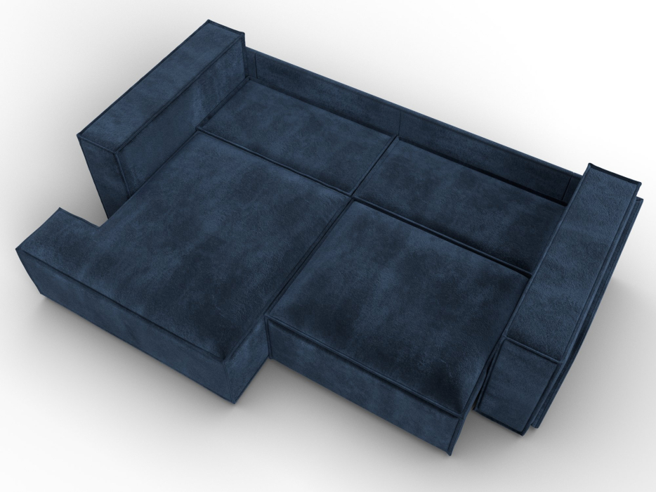 Диваны угловые в гостиную, Диван угловой Лига-061 угол левый, велюр TOWER