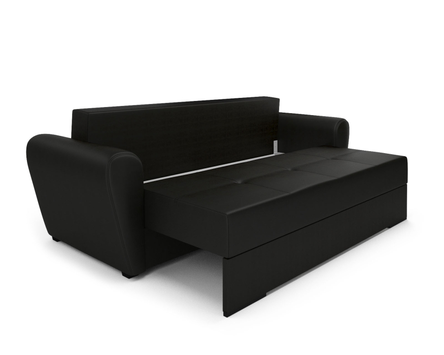 Диваны кровати со спальным местом, Диван прямой еврокнижка Амстердам (Экокожа)