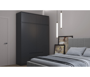 Шкаф Берген 82.01(4х дв.) + антресоль 82.04