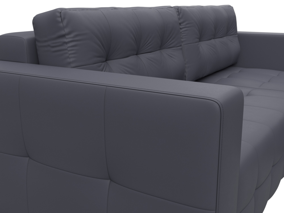 Диваны угловые в гостиную, Диван угловой Лига-075 угол универсальный, экокожа GRIFON