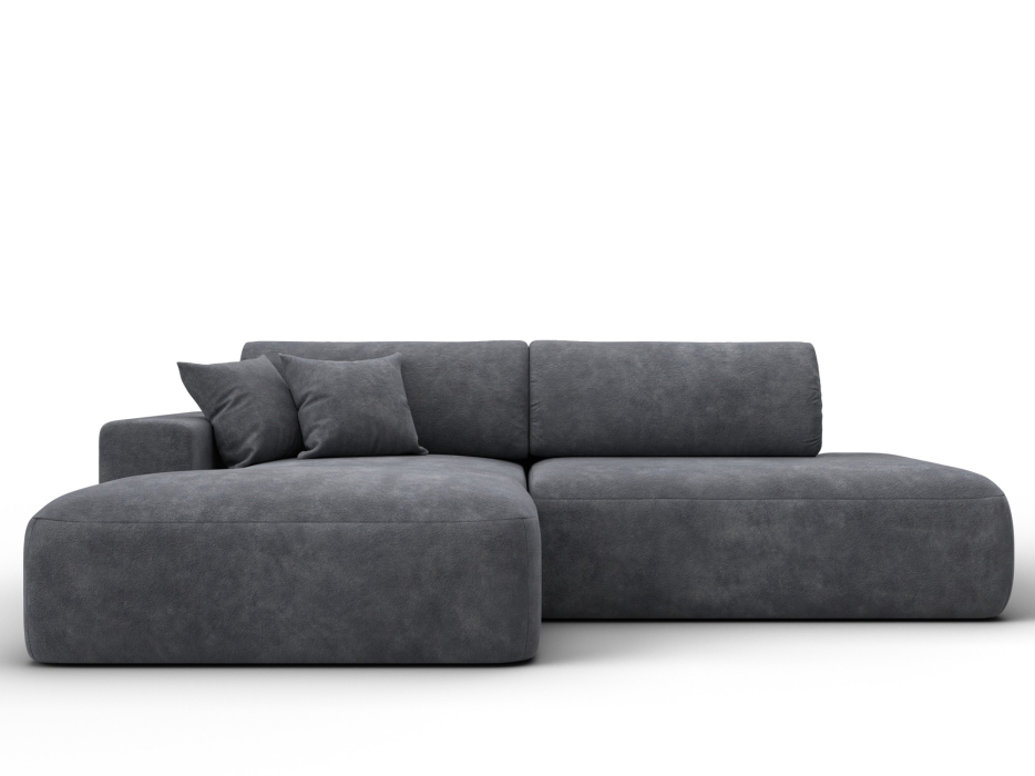 Диваны угловые в гостиную, Диван угловой Лига-036 НПБ Модерн левый угол, велюр BRUT