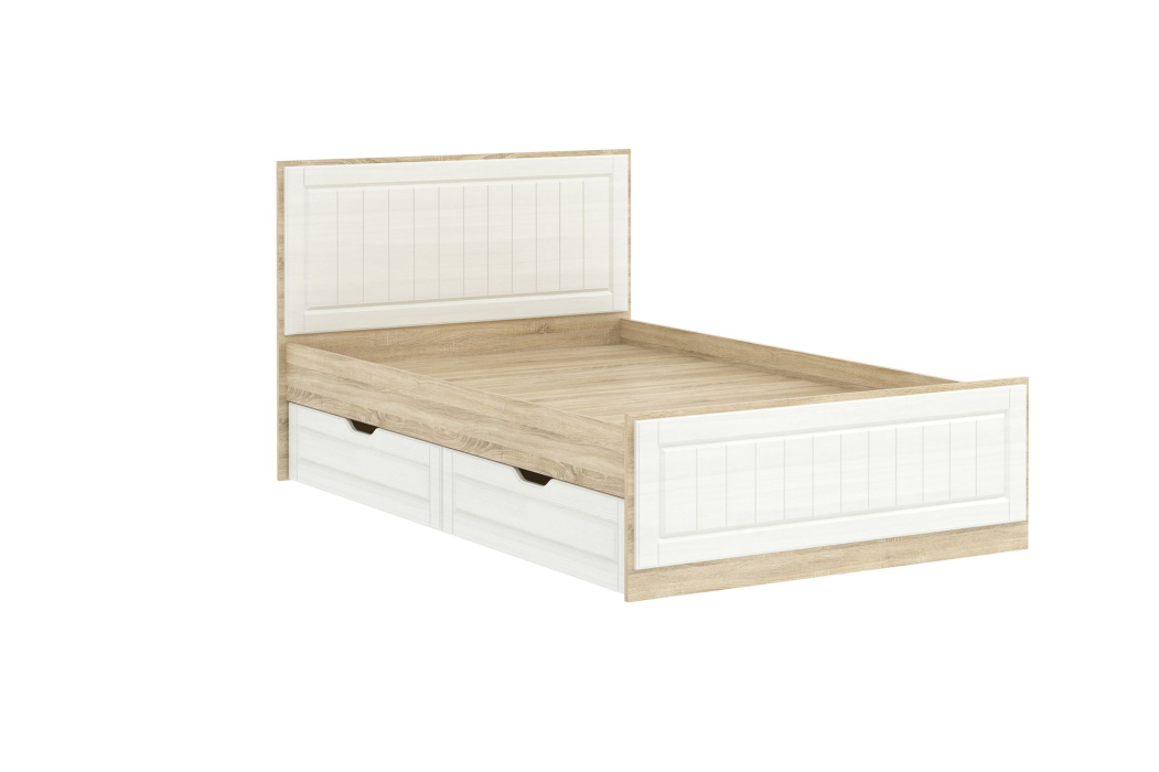 Кровати 120х200, Оливия Кровать НМ 040.34-02 (1200) + Ящик НМ 040.39-02