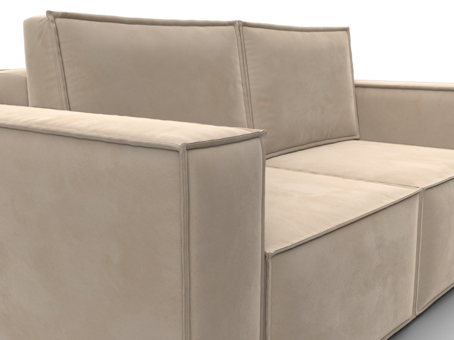 Диваны кровати со спальным местом, Диван прямой Куба мини, велюр