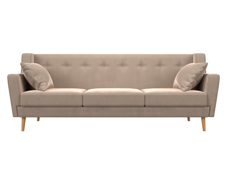 Диваны прямые кухонные, Прямой диван Брайтон 3, велюр