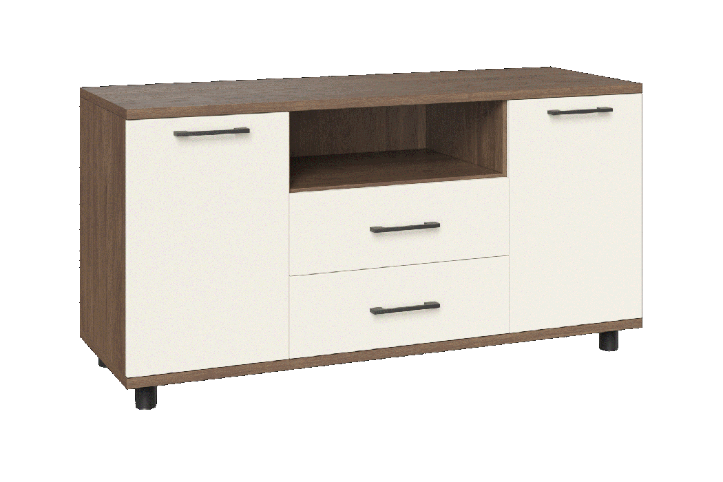 ТВ-тумбы, Модульная система Грейс Тумба ТБ-5022  Гикори Джексон Темный