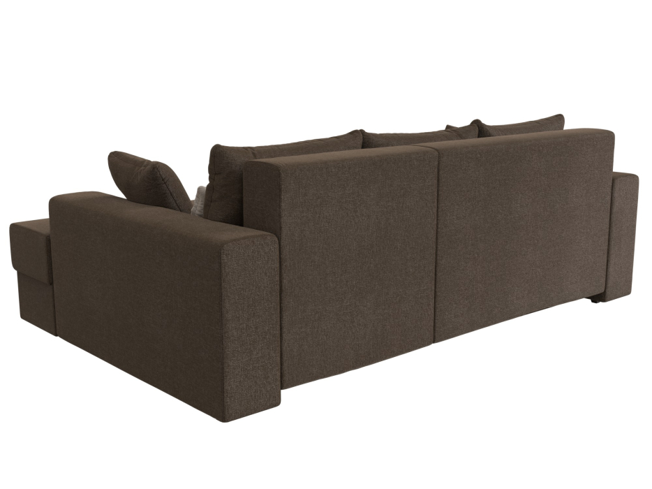 Диваны угловые в гостиную, Угловой диван Майами правый угол, рогожка