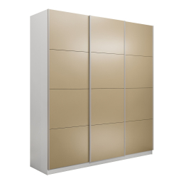 Шкаф-купе Прайм Широкий 3-х дверный Стекла фисташка/Доводчики 240х57х230
