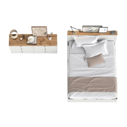 Большой вместительный комод Остин 16.240 кровать Остин 1600